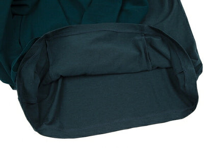 ISSEY MIYAKE Drape Mesh Layered T-Shirt Dark Green Size 2