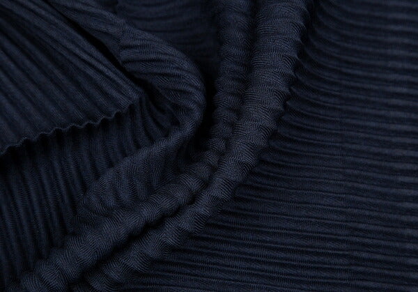 ISSEY MIYAKE 19SS Bias Zigzag Pleated Skirt Navy Size 2