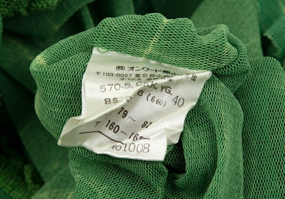 Jean Paul GAULTIER FEMME Knit Frill Shirt Green Size 40