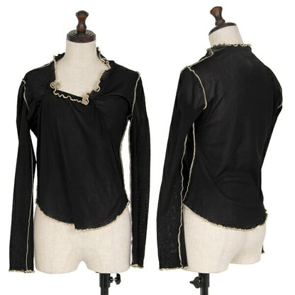 Jean Paul GAULTIER FEMME Powernet Shirt Black Size 40