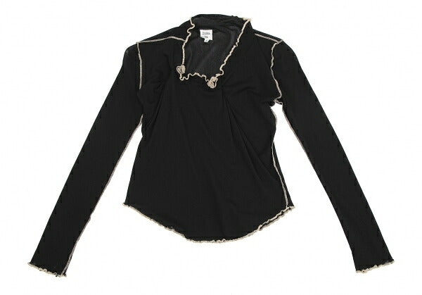Jean Paul GAULTIER FEMME Powernet Shirt Black Size 40