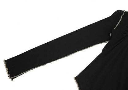 Jean Paul GAULTIER FEMME Powernet Shirt Black Size 40