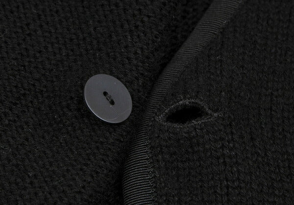 FOXEY Cashmere Knit Double-Breasted Jacket Black Size F