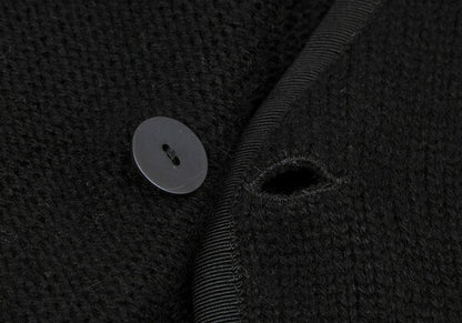 FOXEY Cashmere Knit Double-Breasted Jacket Black Size F