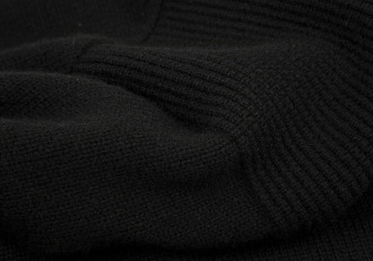 FOXEY Cashmere Knit Double-Breasted Jacket Black Size F