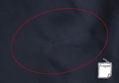 FOXEY Gold Button Double Breasted Long Jacket Navy Size 40