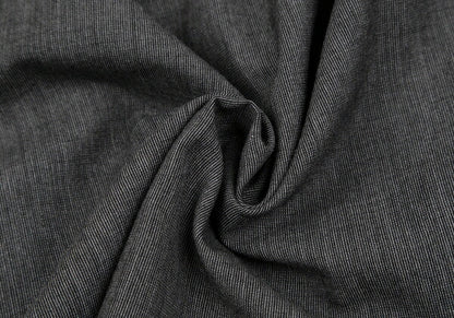 FOXEY Wool Two-Tuck Wrap Midi Skirt Gray Size 42
