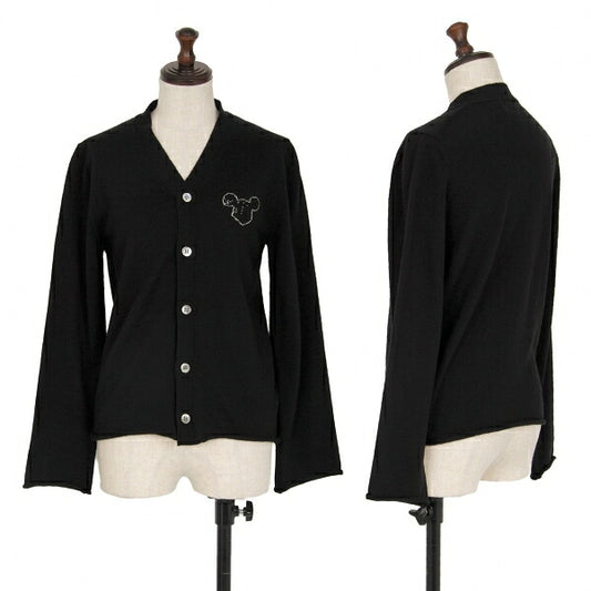 BLACK COMME des GARCONS Mickey Cardigan Black Size XS
