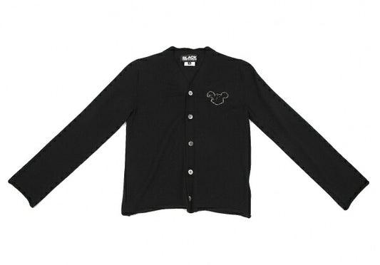 BLACK COMME des GARCONS Mickey Cardigan Black Size XS