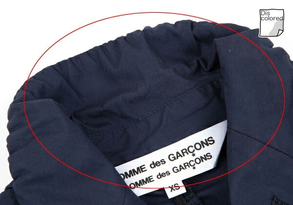 COMME des GARCONS Cotton Shirring Gather Jacket Navy Size XS