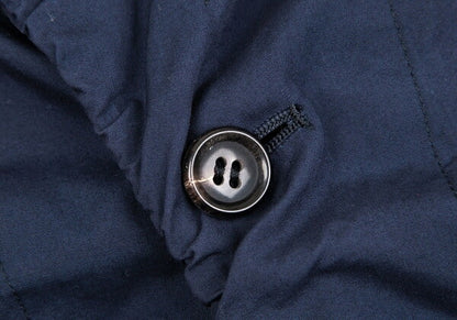COMME des GARCONS Cotton Shirring Gather Jacket Navy Size XS