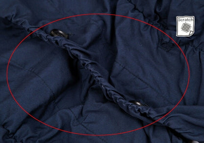 COMME des GARCONS Cotton Shirring Gather Jacket Navy Size XS