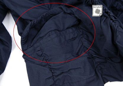 COMME des GARCONS Cotton Shirring Gather Jacket Navy Size XS