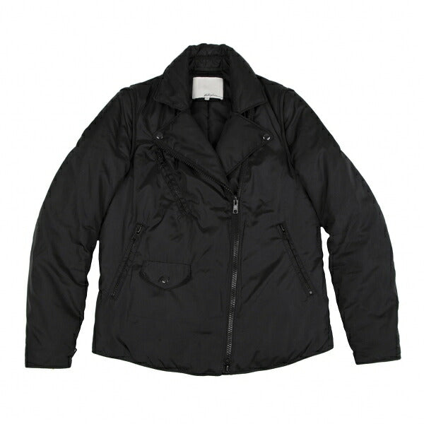 Phillip Lim Padded Polyester Biker Jacket Black Size XS
