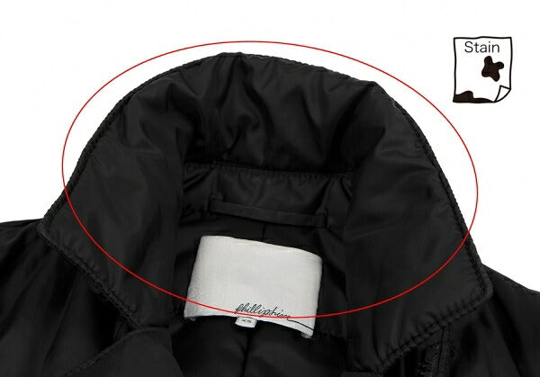 Phillip Lim Padded Polyester Biker Jacket Black Size XS