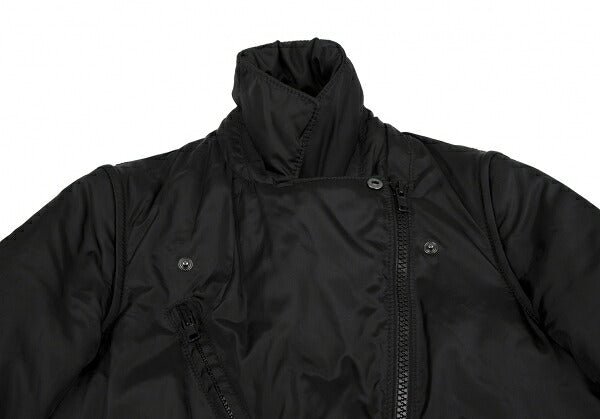 Phillip Lim Padded Polyester Biker Jacket Black Size XS