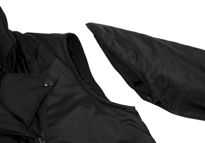 Phillip Lim Padded Polyester Biker Jacket Black Size XS
