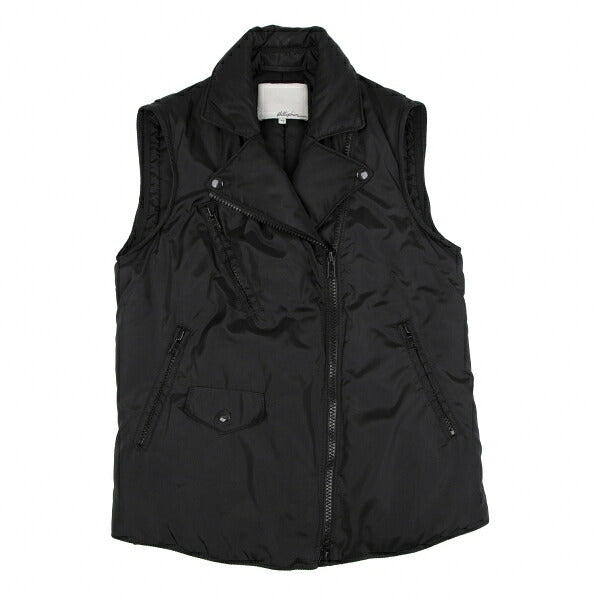 Phillip Lim Padded Polyester Biker Jacket Black Size XS