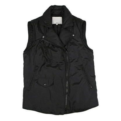 Phillip Lim Padded Polyester Biker Jacket Black Size XS