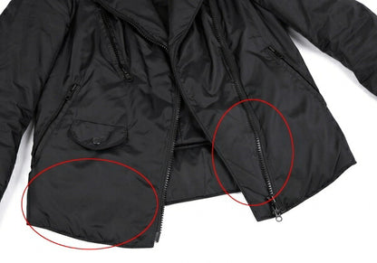Phillip Lim Padded Polyester Biker Jacket Black Size XS