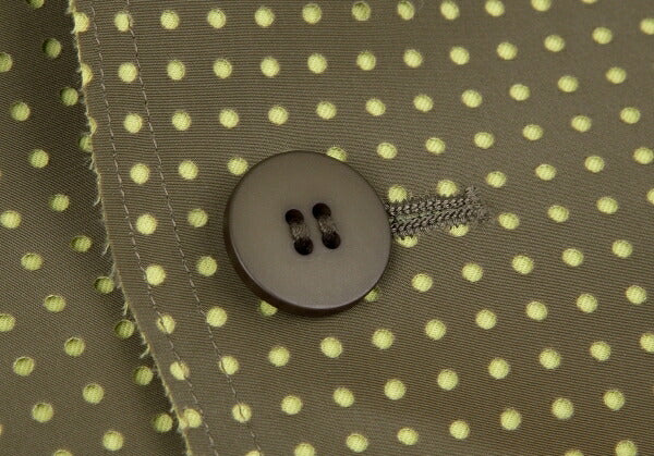 ISSEY MIYAKE Dot Cut Coated Polyester Jacket Green Size 1