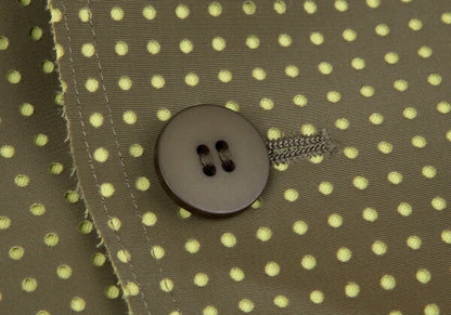 ISSEY MIYAKE Dot Cut Coated Polyester Jacket Green Size 1