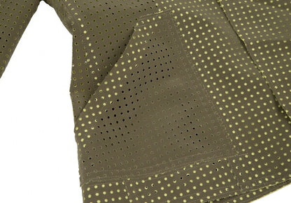 ISSEY MIYAKE Dot Cut Coated Polyester Jacket Green Size 1