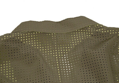 ISSEY MIYAKE Dot Cut Coated Polyester Jacket Green Size 1