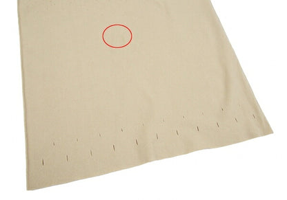 ISSEY MIYAKE A-POC Glitter Print High T-Shirt Beige Size 2