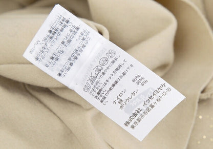 ISSEY MIYAKE A-POC Glitter Print High T-Shirt Beige Size 2
