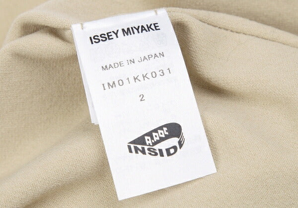ISSEY MIYAKE A-POC Glitter Print High T-Shirt Beige Size 2