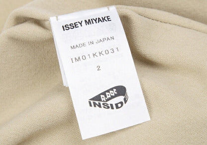 ISSEY MIYAKE A-POC Glitter Print High T-Shirt Beige Size 2