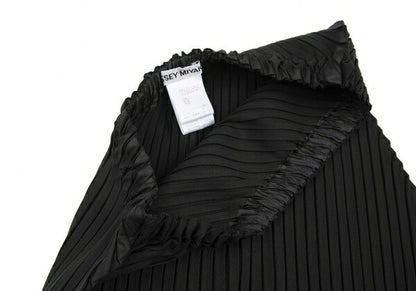 ISSEY MIYAKE Bias Pleated Skirt Black Size M