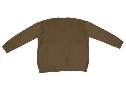 Yohji Yamamoto POUR HOMME Flap Pocket Sweater Brown Size M