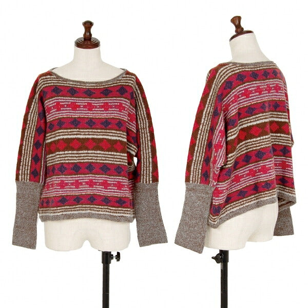45rpm R BADOU-R Native Dolman Knit Sweater Brown Size 0