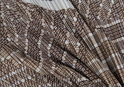 PLEATS PLEASE Trump Card Print Pleated T-Shirt White Size 3