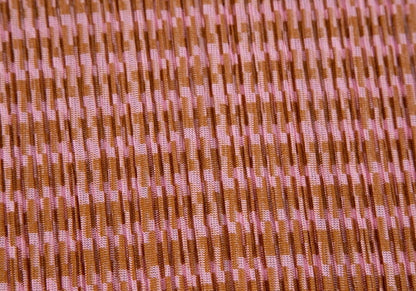 PLEATS PLEASE Houndstooth Pleated Cut & Sew Top Pink Size 4