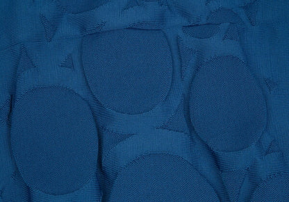 Y's 22SS Dot Jacquard Double Zip Cape Jacket Blue Size 2