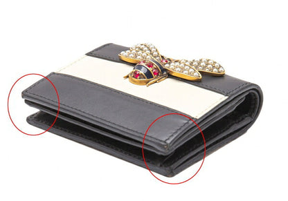 GUCCI Queen Margaret Wallet Blue/White