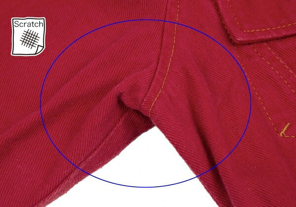 GAULTIER JEAN'S Cotton Short Trucker Jacket Red Size 48
