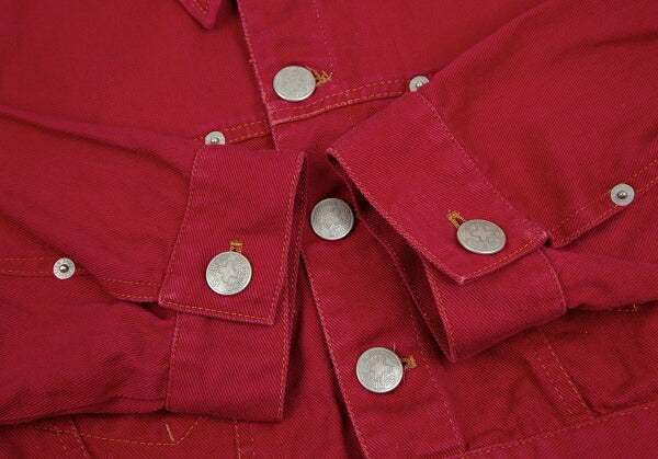 GAULTIER JEAN'S Cotton Short Trucker Jacket Red Size 48