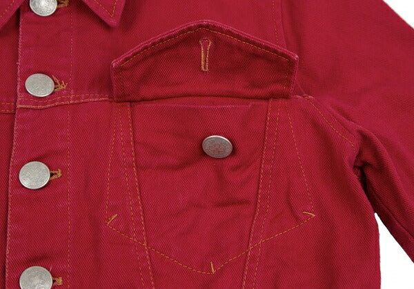 GAULTIER JEAN'S Cotton Short Trucker Jacket Red Size 48