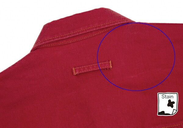 GAULTIER JEAN'S Cotton Short Trucker Jacket Red Size 48