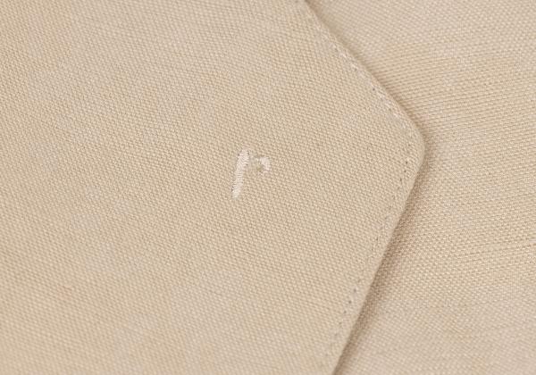 Papas Tencel Linen 3-Button Jacket Beige Size S44