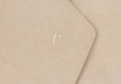 Papas Tencel Linen 3-Button Jacket Beige Size S44