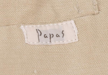 Papas Tencel Linen 3-Button Jacket Beige Size S44