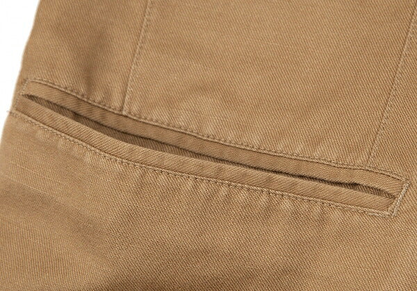 Papas Cotton Linen 2B Jacket Brown Size M