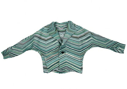 ISSEY MIYAKE 19AW 3D Steam Stretch Jacket Green Size 2