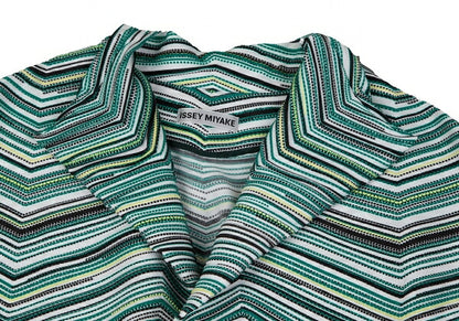 ISSEY MIYAKE 19AW 3D Steam Stretch Jacket Green Size 2