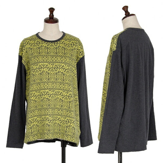 JUNYA WATANABE COMME des GARCONS Damask Top Yellow Size S